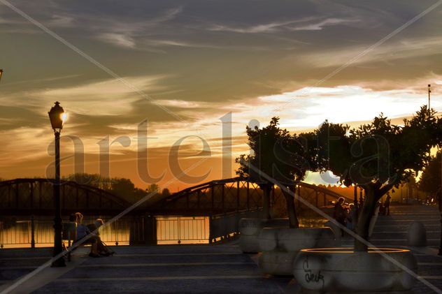 atardecer por la ronda II