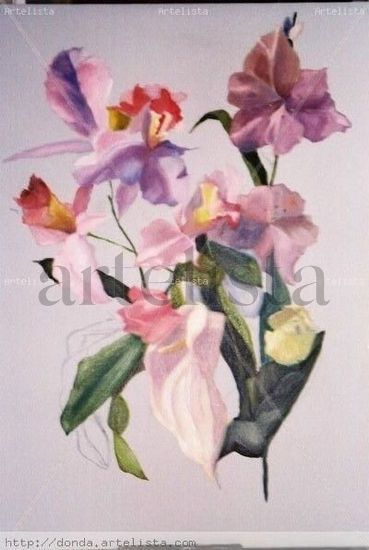 FLORES I Oil Canvas Landscaping