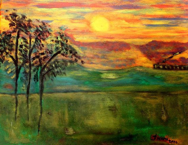 CON SOL Oil Canvas Landscaping