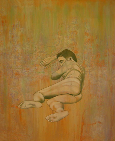 Sueño II Mixed media Canvas Figure Painting