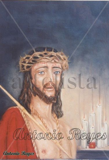 CRISTO DE LOS ESTUDIANTES Oil Canvas Portrait