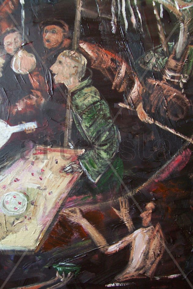 la nave de los locos( detalle)