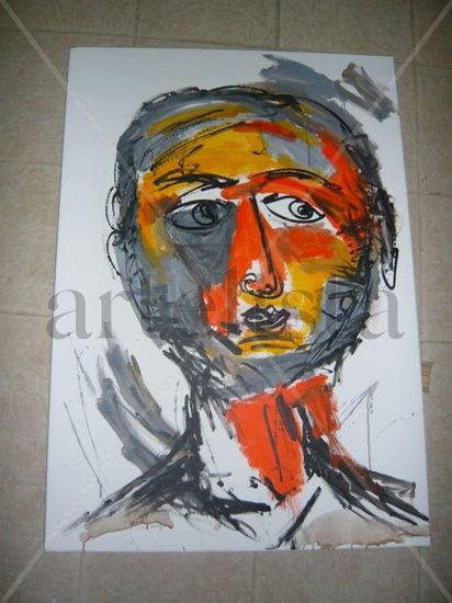 autoretrato Acrylic Canvas Portrait