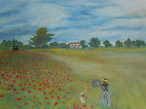 Campo de amapolas...