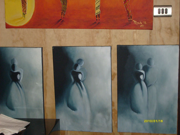 Trio en gris