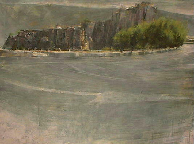 Subida a Guadalest Acrylic Canvas