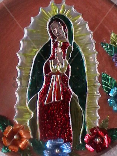 Virgen de Guadalupe repujado 