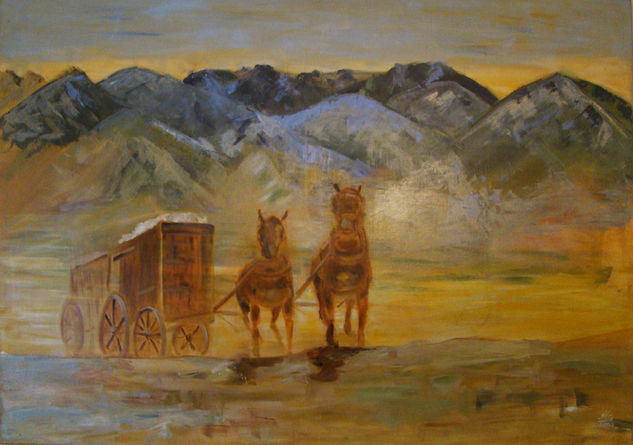 tramportando borax Oil Canvas Landscaping