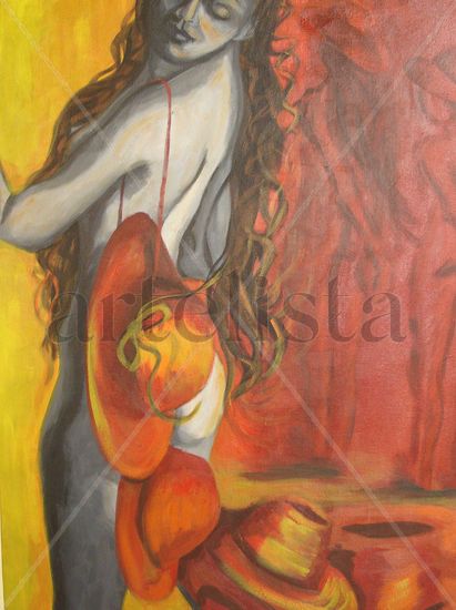 Sin titulo Acrylic Canvas Figure Painting