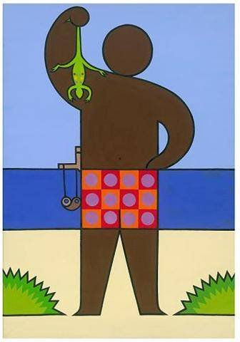 Pela'o Malo (Naughty Boy) Oil Canvas Figure Painting