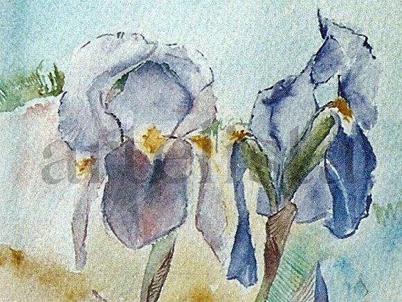 Mata de lirios (detalle)