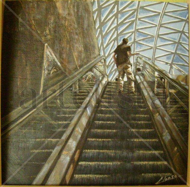 Camino al cielo. 24x24