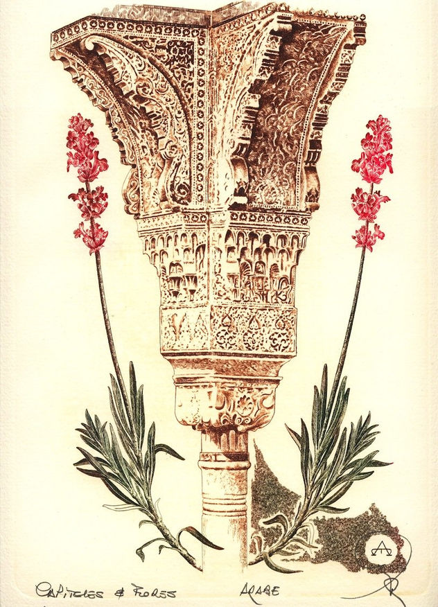 Capiteles y Flores - Orden arabe