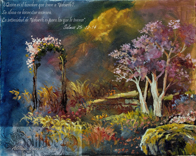 Intimidad con Dios Oil Canvas Others