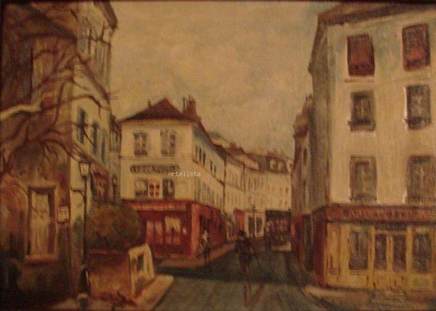 Montmatre Oil Canvas Landscaping