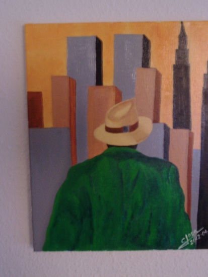 Newyork Oil Canvas