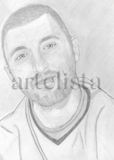 Retrato hombre joven Pencil