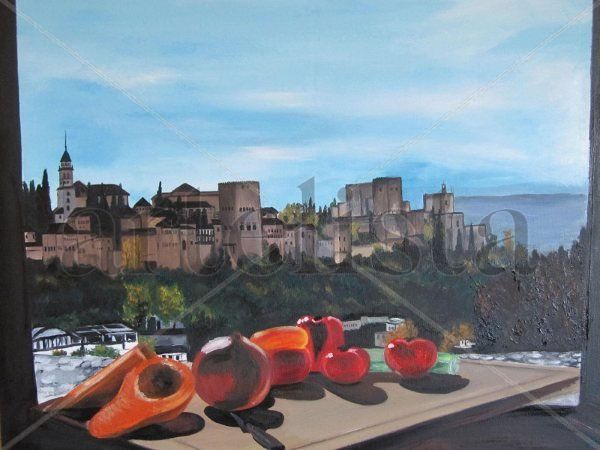 La Alhambra desde la ventana