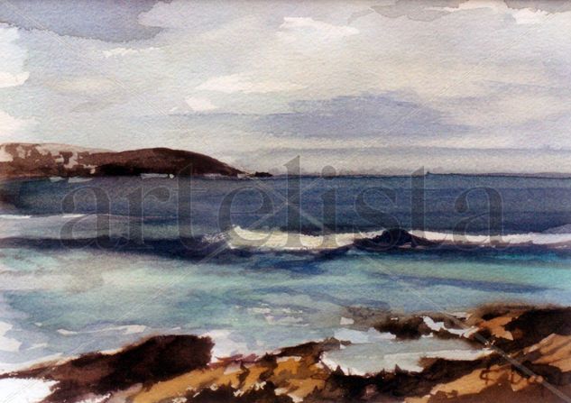 Marina/Mariña/Seascape Watercolour Paper Marine Painting