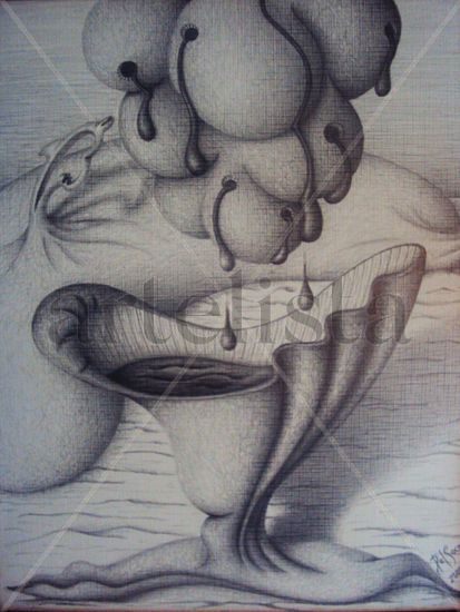 "Vino y Playa" Pencil