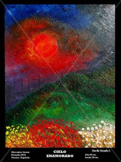 CIELO ENAMORADO Oil Canvas Landscaping