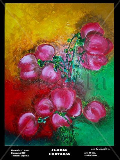 FLORES CORTADAS Oil Canvas Landscaping