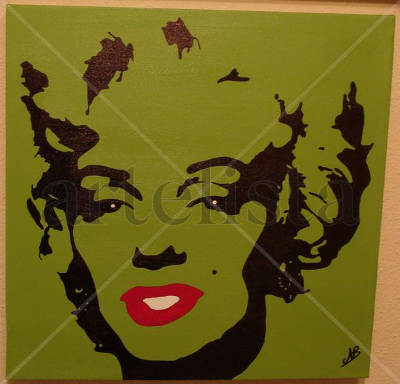 Marilyn Acrylic Canvas Portrait