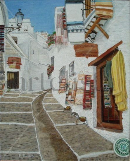 Las Alpujarras Oil Canvas Landscaping