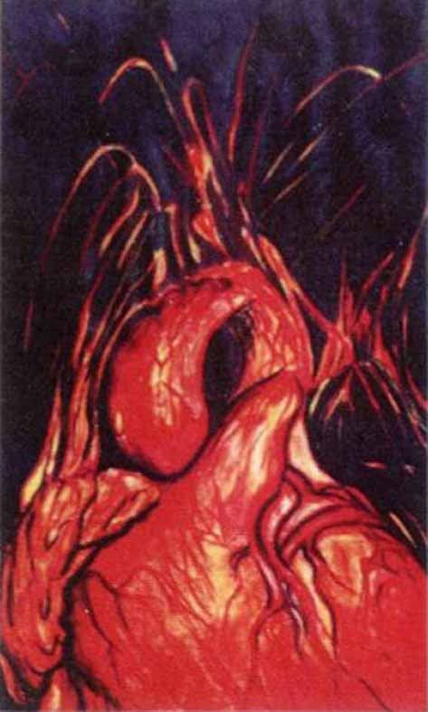 corazón volcánico