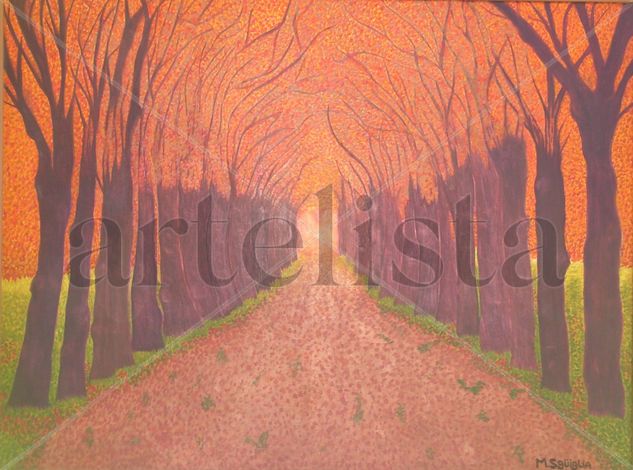 Otoño Oil Canvas Landscaping