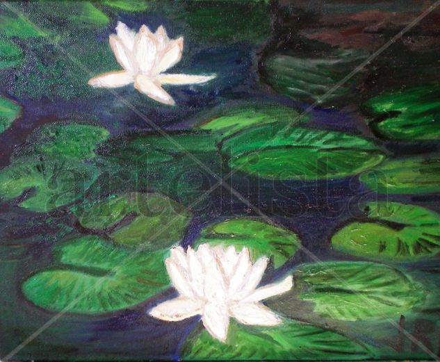 Nenufares Oil Canvas Landscaping