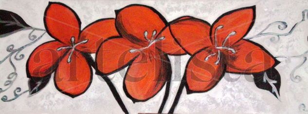 ANARANJAS Oil Canvas Floral Painting