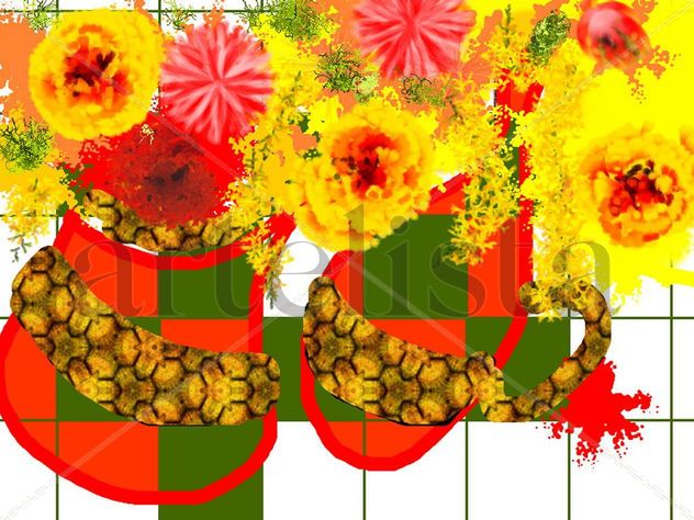 Serie flores digitales. Título: flores2