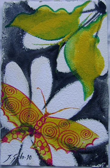 Mariposas Oil Canvas Landscaping