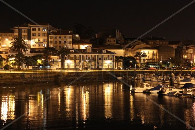 Ferrol: el muelle de noche