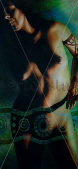 EXPRESIONES XVII Oil Canvas Figure Painting