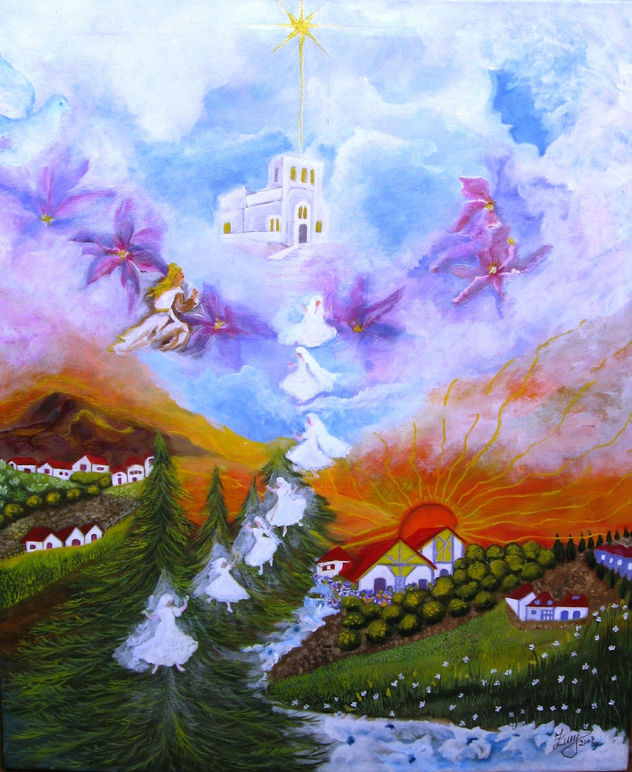 "Entre el cielo y la tierra"