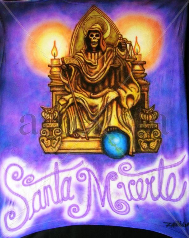 la Santa Muerte (playeras aerografiadas)