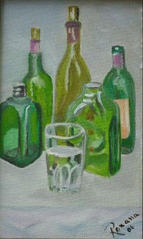 Botellas verdes -...