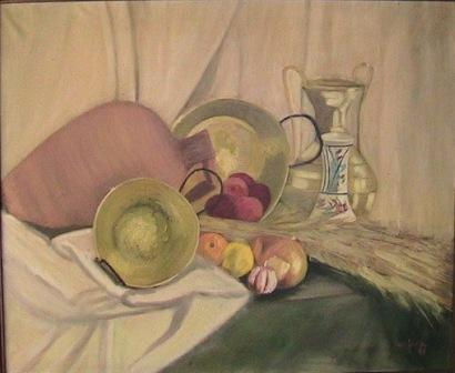 BODEGON DORADO Oil Canvas Still Life Paintings