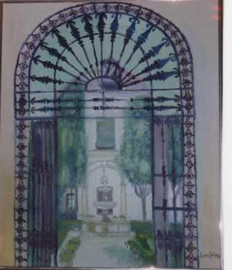 LA PUERTA DEL AYUNTAMIENTO Oil Canvas Landscaping