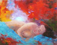 paisaje de  mujer