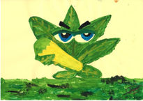 Maria fumando