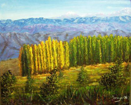 Otoño en San Pablo II Oil Canvas