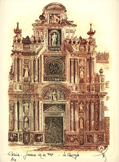 Rincones de España - Cadiz - Catedral Rotogravure