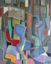 Interior exterior con figura