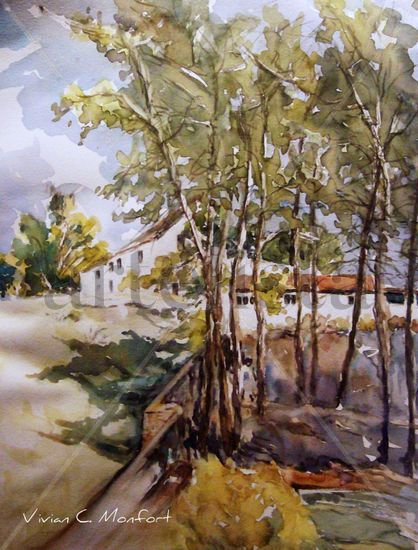 Por los campos de Valencia Watercolour Paper Landscaping