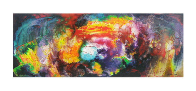 pintura abstracta-la luna en su splendor