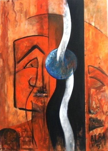 Esfera azul