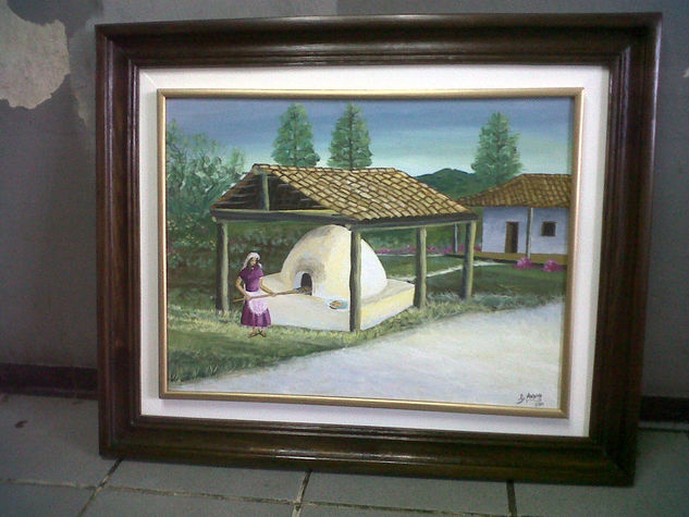 El hornito Oil Canvas Landscaping